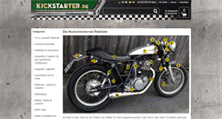 Desktop Screenshot of kickstartershop.de