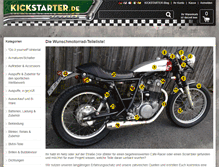 Tablet Screenshot of kickstartershop.de